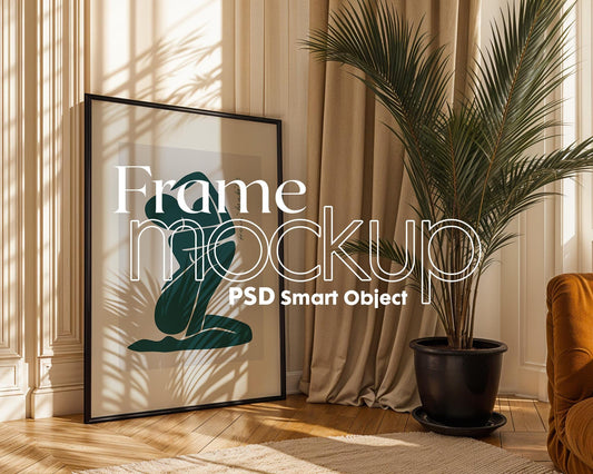 Interior Frame Mockup Collection | DIN A Artwork Mockup Frames | Interior Wall Art | Interior Poster Shop Mockup