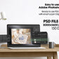 Frame Mockup in Home Interior PSD | Frame Mockup Frames | Interior Wall Poster | Interior Poster Shop Mockup
