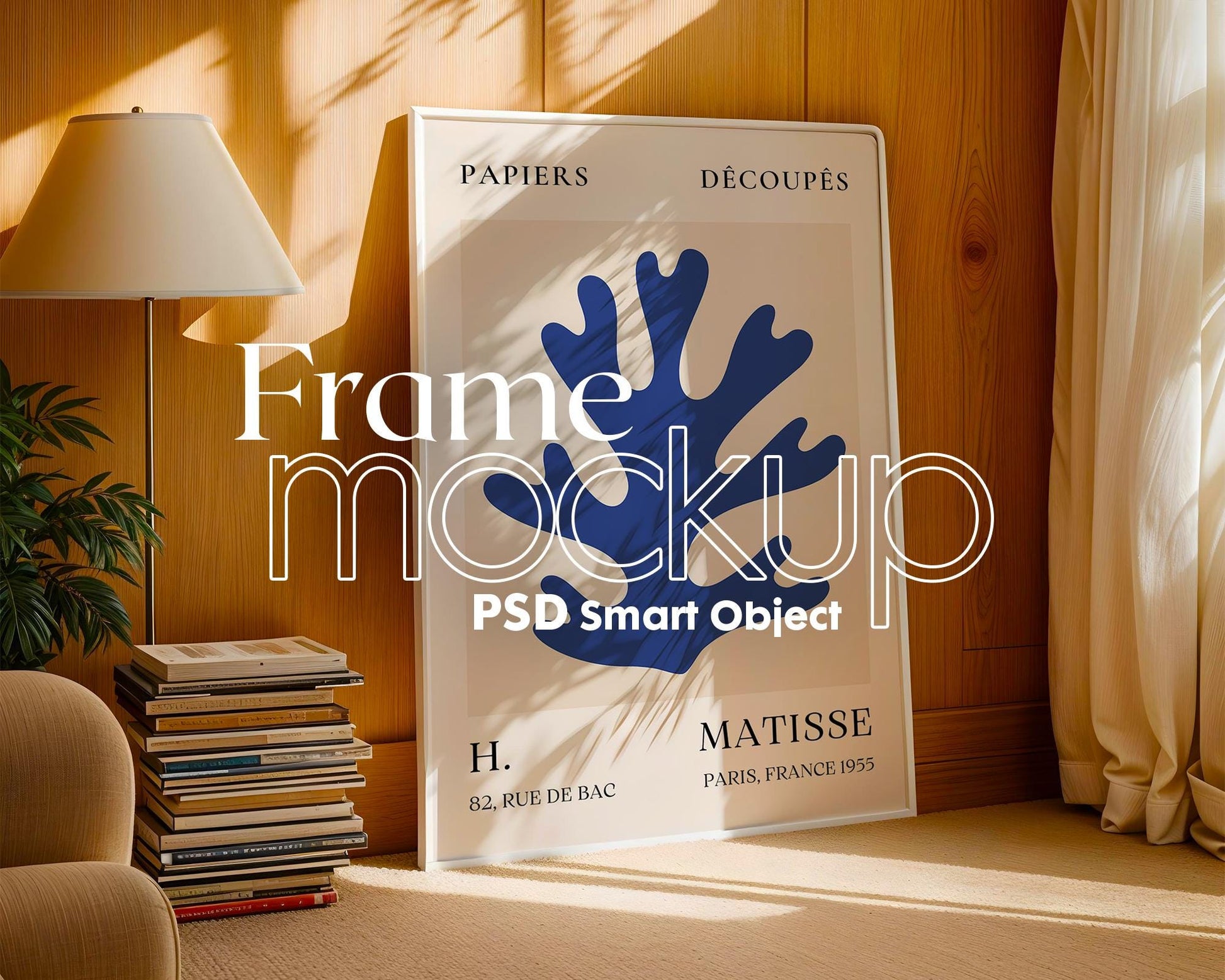 Interior Frame Mockup Collection | DIN A Artwork Mockup Frames | Interior Wall Art | Interior Poster Shop Mockup