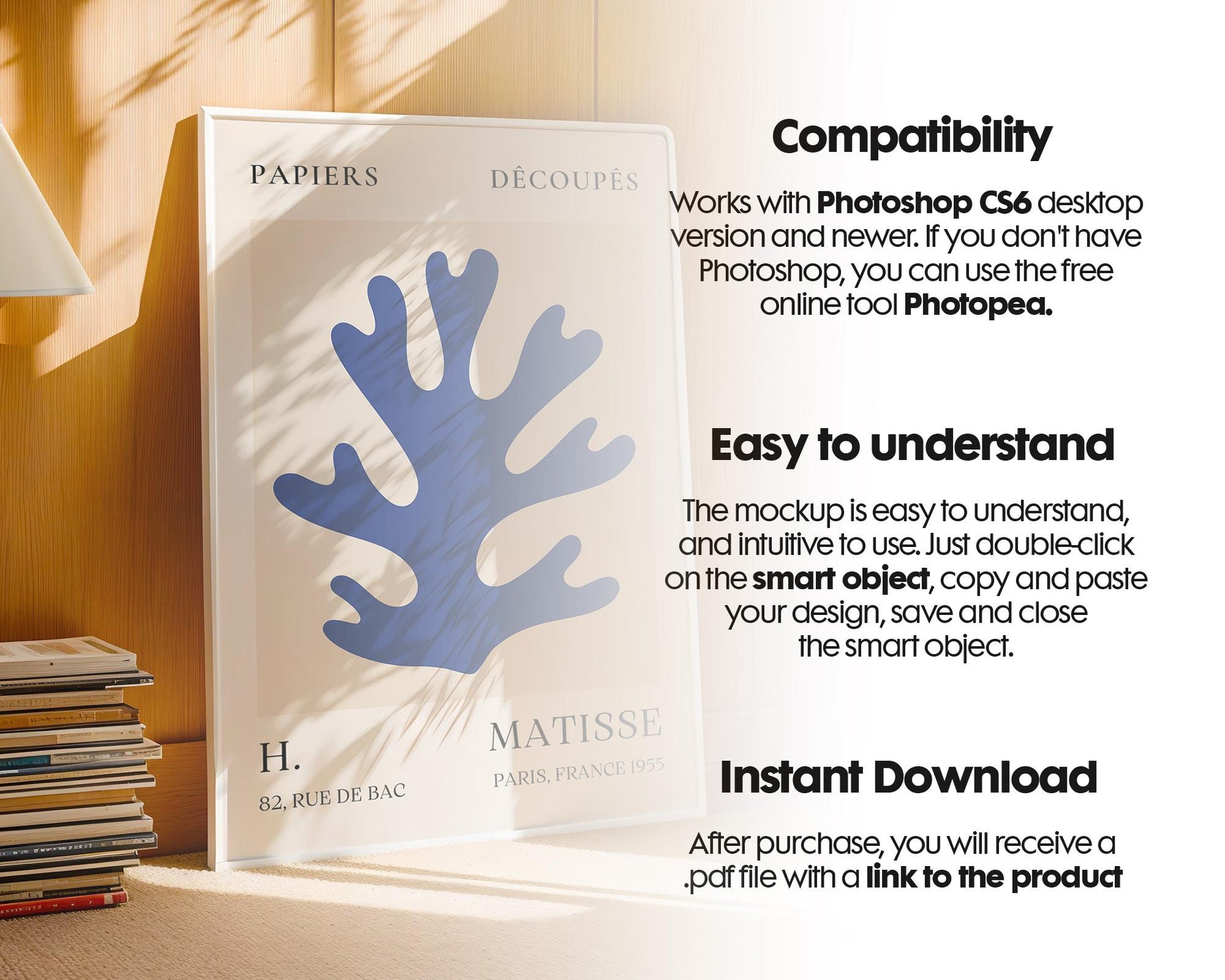 Interior Frame Mockup Collection | DIN A Artwork Mockup Frames | Interior Wall Art | Interior Poster Shop Mockup