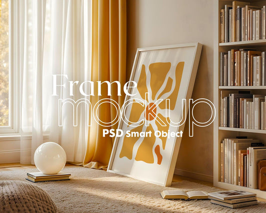 Interior Frame Mockup Collection | DIN A Artwork Mockup Frames | Interior Wall Art | Interior Poster Shop Mockup