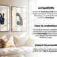 2 Frames Mockup PSD, Mockup Frames, Double Frames Mockup, Set of 2 Mock Up, Wall Art Display, Poster Mockup, Interior Wall Poster Mockup PSD