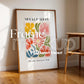 Blank Wooden Poster Frame Mockup, Minimalist Frame Mockup for Digital Download, Posters and Artwork Smart Object Instant Download