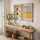2 Frame Mockup in Home Interior PSD | 2 Frame Mockup Frames | Interior Wall Poster | Interior Poster Shop Mockup