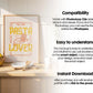 Frame Mockup in Kitchen, ISO A DIN Ratio, Thin Wood Frame, PSD Mockup, Minimal Modern Home Interior Design Mockup