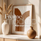 Blank Wooden Poster Frame Mockup, Minimalist Frame Mockup for Digital Download, Posters and Artwork Smart Object Instant Download