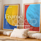 2 Frames Mockup PSD, Mockup Frames, Double Frames Mockup, Set of 2 Mock Up, Wall Art Display, Poster Mockup, Interior Wall Poster Mockup PSD