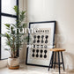 Blank Wooden Poster Frame Mockup, Minimalist Frame Mockup for Digital Download, Posters and Artwork Smart Object Instant Download