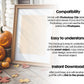Halloween Frame Mockup PSD, Halloween Wall Art, Rustic Autumn & Pumpkins Vertical Artwork, Spooky Art Mockup,