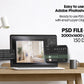 Scandinavian Interior Poster Frame Mockup, Minimalist Decor Frame Mockup for Digital Download,