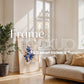Scandinavian Interior Poster Frame Mockup, Minimalist Decor Frame Mockup for Digital Download,