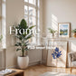 Scandinavian Interior Poster Frame Mockup PSD , Minimalist Decor Frame Mockup for Digital Download