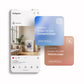 Scandinavian Interior Poster Frame Mockup, Minimalist Decor Frame Mockup for Digital Download,