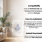 Scandinavian Interior Poster Frame Mockup, Minimalist Decor Frame Mockup for Digital Download,