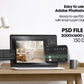 Scandinavian Interior Poster Frame Mockup, Minimalist Decor Frame Mockup for Digital Download,