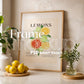 Frame Mockup in Kitchen, ISO A DIN Ratio, Thin Wood Frame, PSD Mockup, Minimal Modern Home Interior Design Mockup