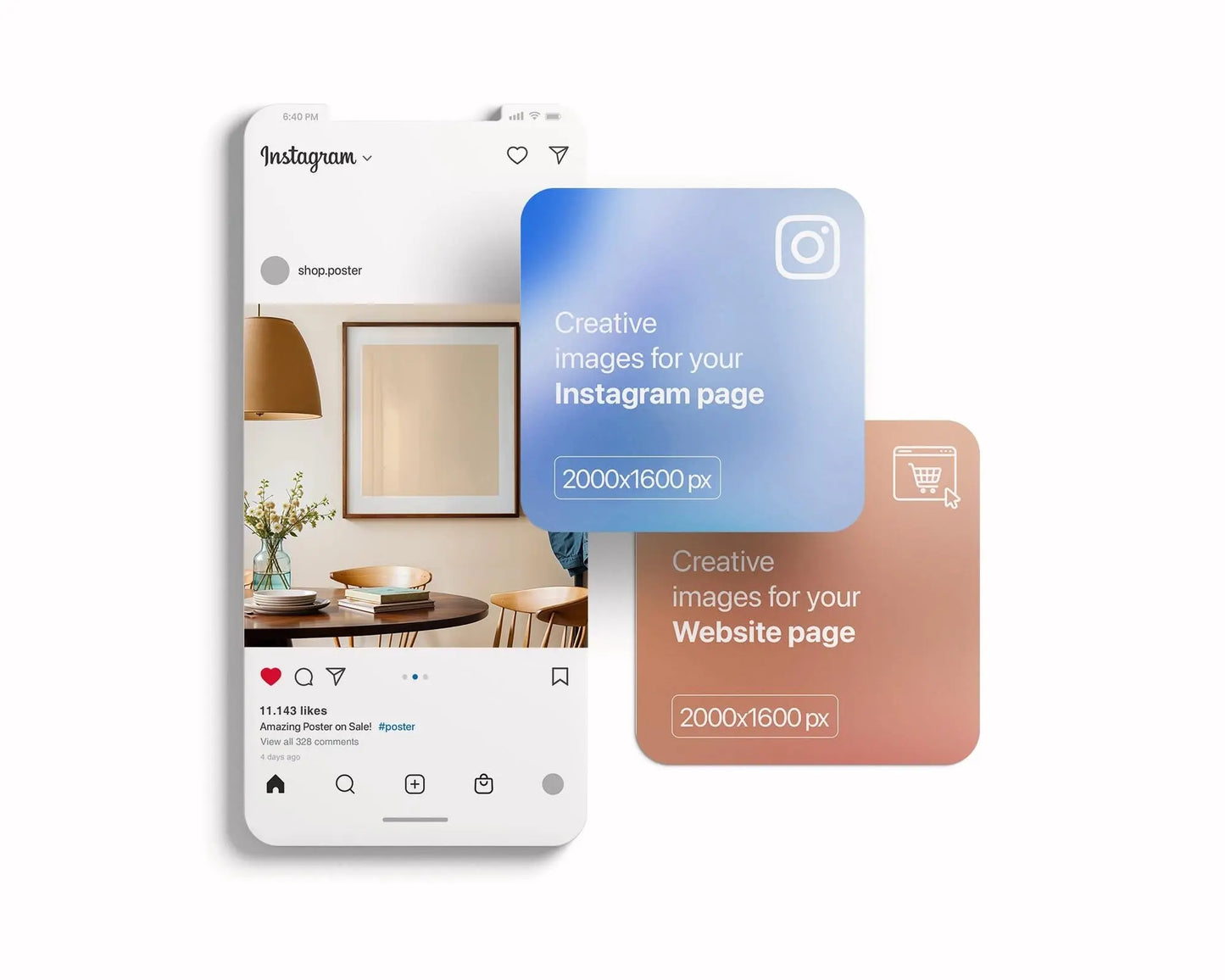 Square Frame Mockup PSD, Square Mockup Frame PSD, Interior Square Art Frame, Interior Poster Frame, Square Poster Frame Mockup PSD