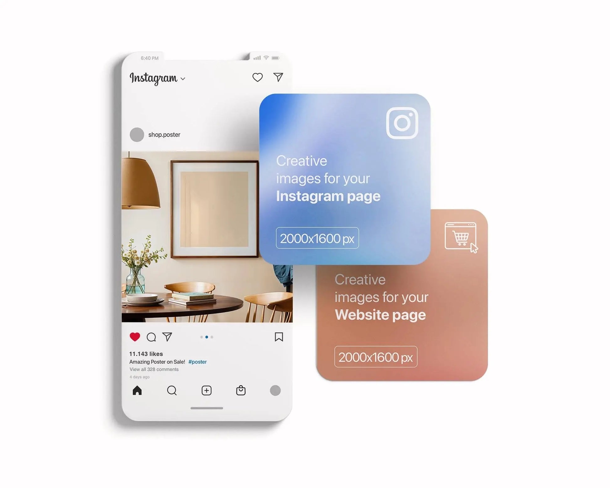 Square Frame Mockup PSD, Square Mockup Frame PSD, Interior Square Art Frame, Interior Poster Frame, Square Poster Frame Mockup PSD