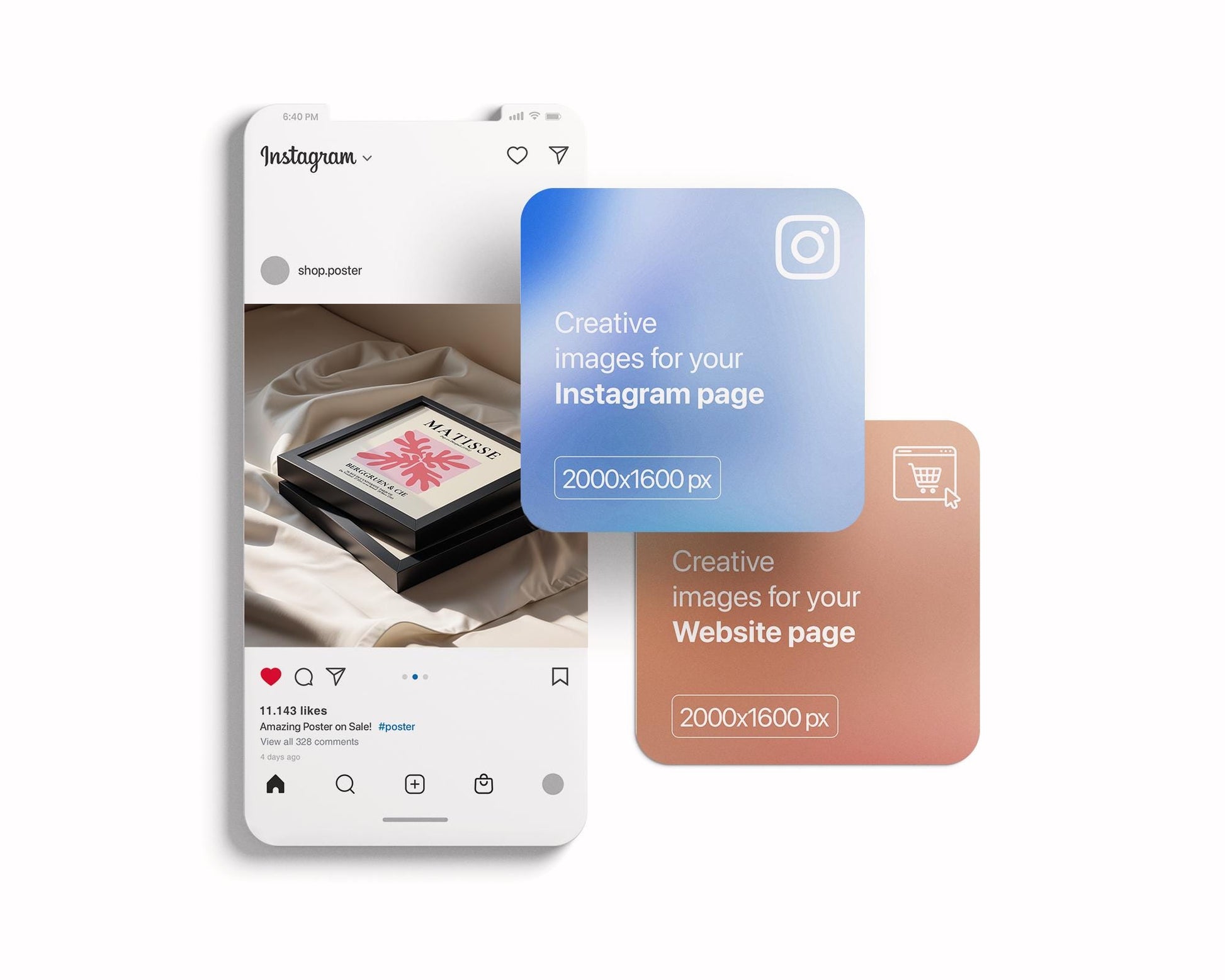 Square Frame Mockup PSD, Square Mockup Frame PSD, Interior Square Art Frame, Interior Poster Frame, Square Poster Frame Mockup PSD