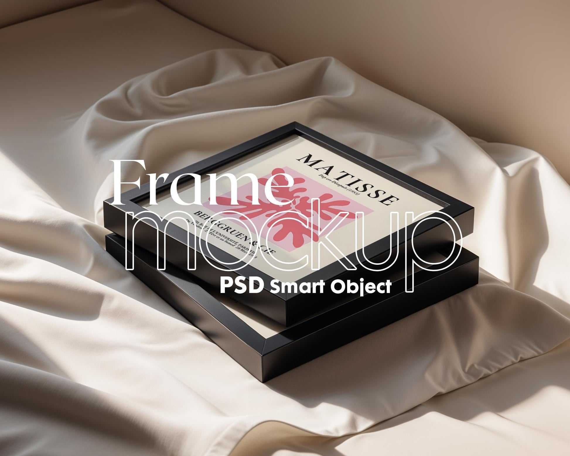 Square Frame Mockup PSD, Square Mockup Frame PSD, Interior Square Art Frame, Interior Poster Frame, Square Poster Frame Mockup PSD