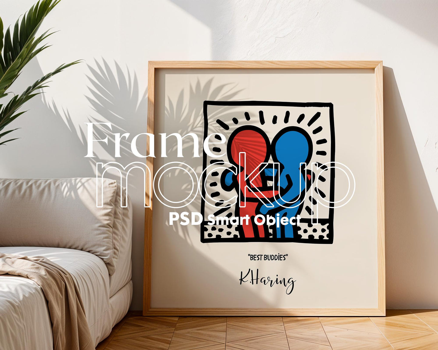 Square Frame Mockup PSD, Square Mockup Frame PSD, Interior Square Art Frame, Interior Poster Frame, Square Poster Frame Mockup PSD