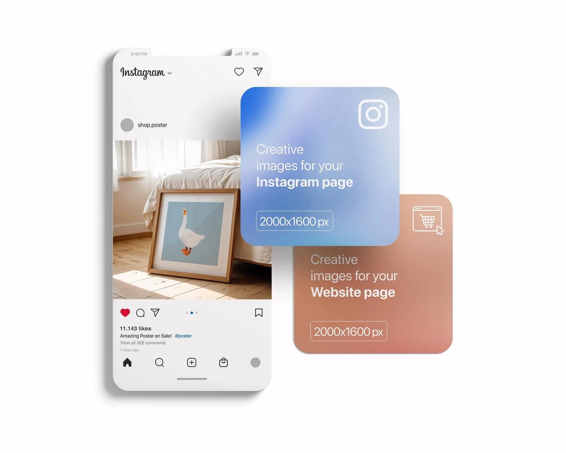 Square Frame Mockup PSD, Square Mockup Frame PSD, Interior Square Art Frame, Interior Poster Frame, Square Poster Frame Mockup PSD