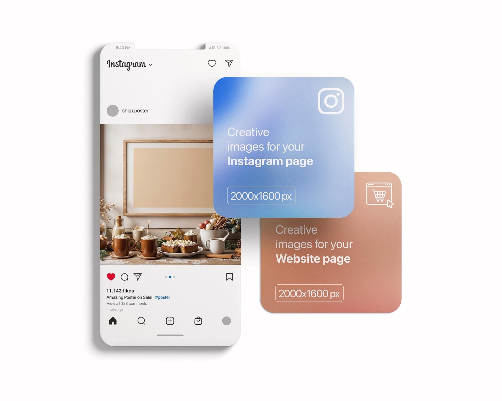 Christmas Frame Mockup PSD, Christmas Holiday Frame Mockup, Christmas Mockup Poster Presentation, Christmas Interior Frame Mockup