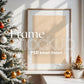 Christmas Frame Mockup PSD, Christmas Holiday Frame Mockup, Christmas Mockup Poster Presentation, Christmas Interior Frame Mockup