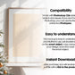 Christmas Frame Mockup PSD, Christmas Holiday Frame Mockup, Christmas Mockup Poster Presentation, Christmas Interior Frame Mockup