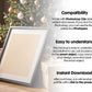 Christmas Frame Mockup PSD, Christmas Holiday Frame Mockup, Christmas Mockup Poster Presentation, Christmas Interior Frame Mockup
