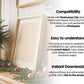 Christmas Frame Mockup PSD, Christmas Holiday Frame Mockup, Christmas Mockup Poster Presentation, Christmas Interior Frame Mockup