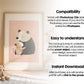 Frame Nursery Mockup in Home Interior PSD | Nursery Frame Mockup Frames | Nursery Wall Poster | Poster Shop Mockup