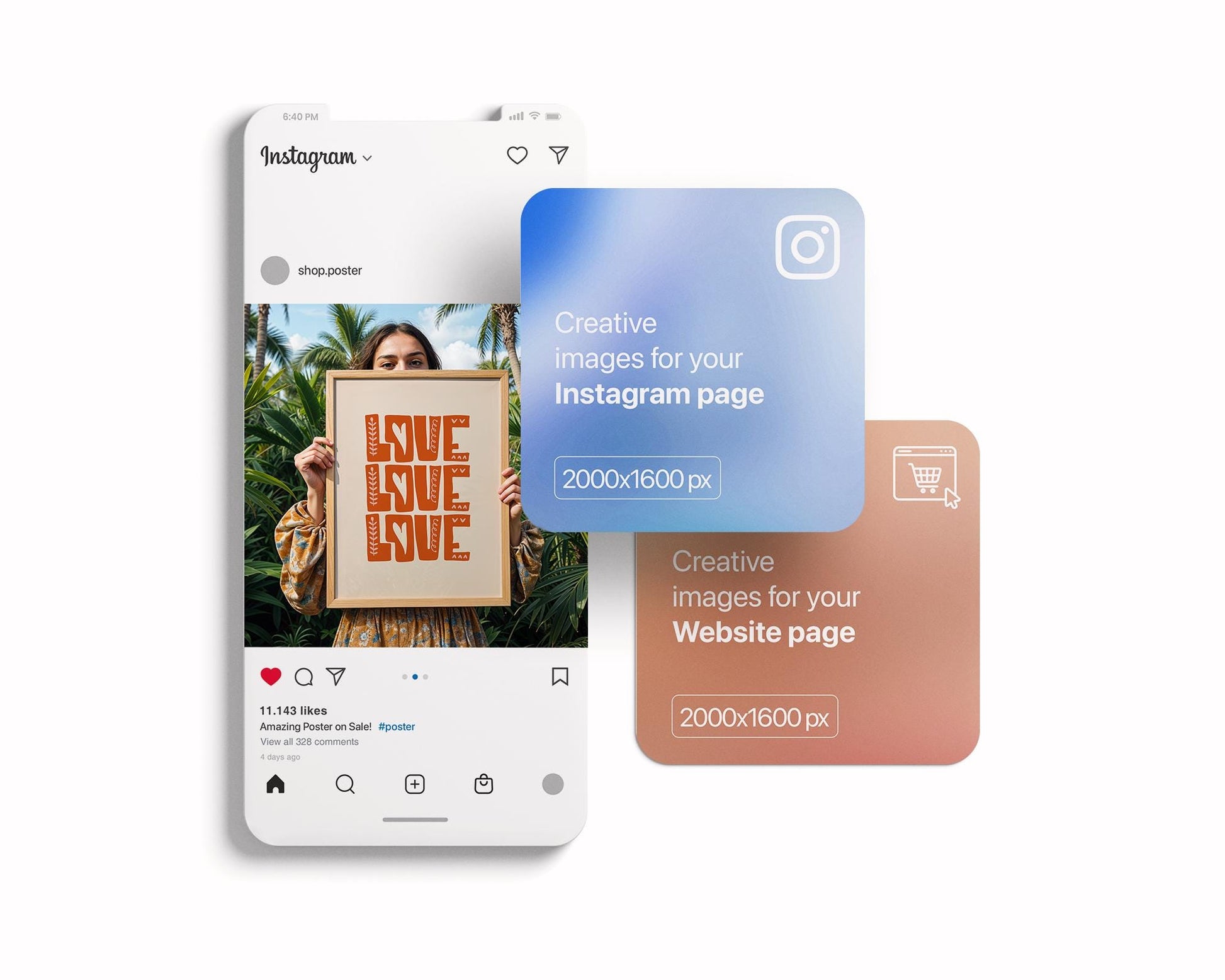 Frame Mockup With Person, PSD Photoshop Mockup, Frame Mockup Home Interior, Interior Frame Mockup Woman