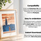 Blank Wooden Poster Frame Mockup, Minimalist Frame Mockup for Digital Download, Posters and Artwork Smart Object Instant Download