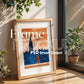 Blank Wooden Poster Frame Mockup, Minimalist Frame Mockup for Digital Download, Posters and Artwork Smart Object Instant Download
