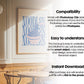 Restaurant Frame Poster Mockup, Cafe Frame Mockup for Digital Download, Posters and Artwork Smart Object Instant Download