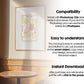 Restaurant Frame Poster Mockup, Cafe Frame Mockup for Digital Download, Posters and Artwork Smart Object Instant Download