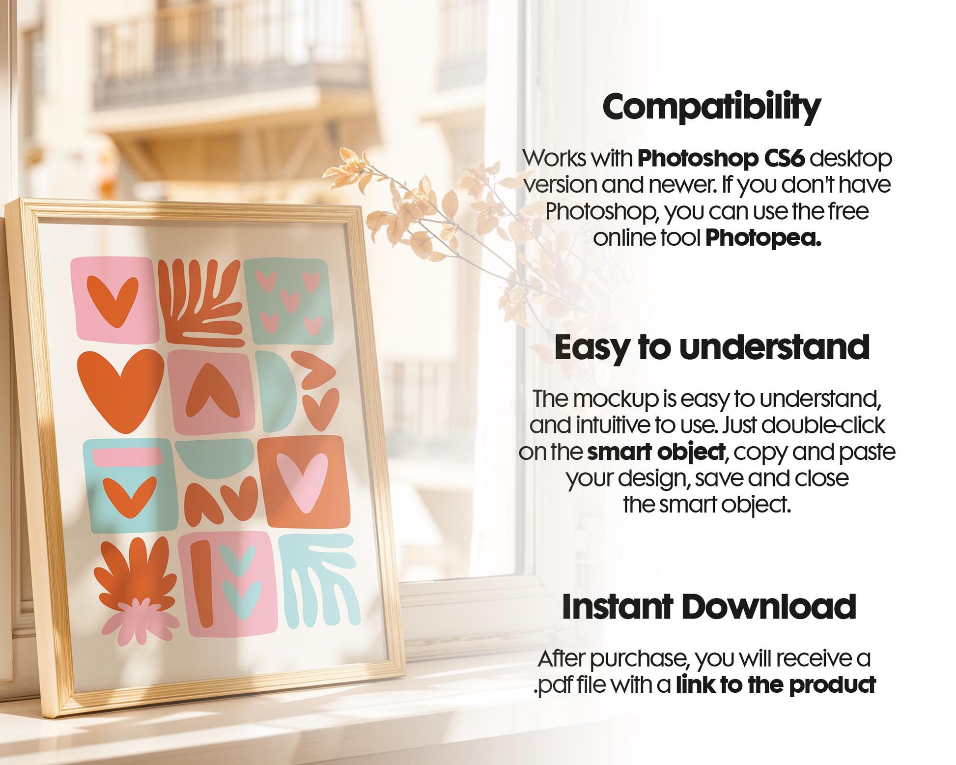 Frame Mockup Collection | DIN A Artwork Mockup Frames | Wall Art, Digital Prints, and Poster Shop Mockup