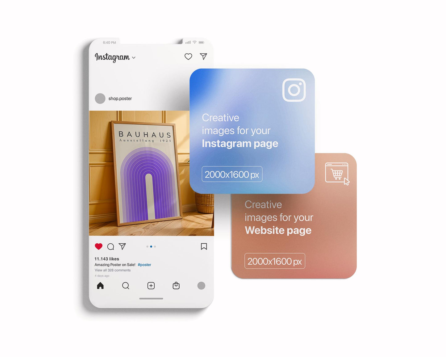 Vertical Frame Mockup in Home Interior | Frame Mockup Frames | Interior Poster Mockup PSD | Interior Poster Shop Mockup