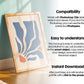 Frame Mockup Collection | DIN A Artwork Mockup Frames | Wall Art, Digital Prints, and Poster Shop Mockup