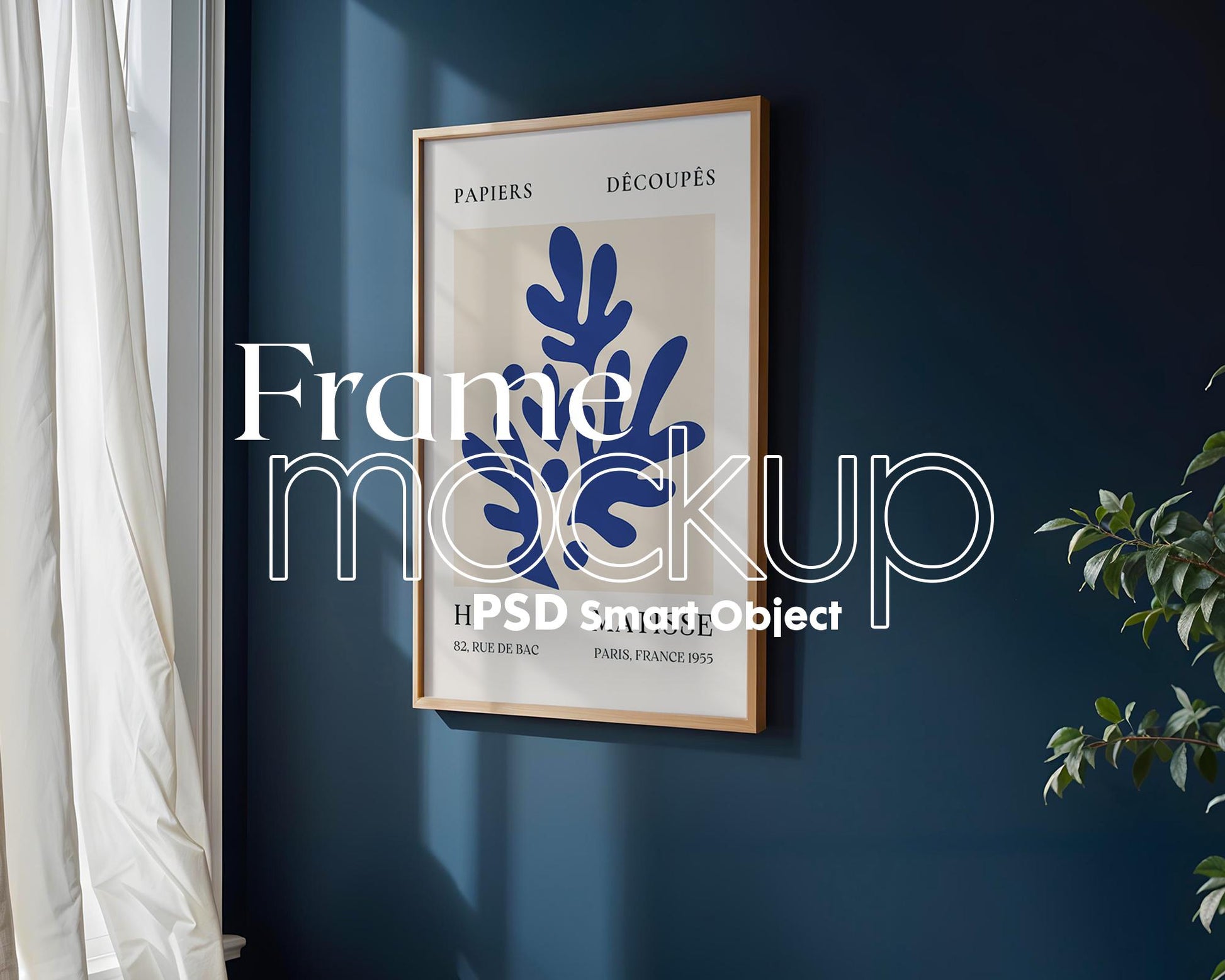 Frame Mockup Collection | DIN A Artwork Mockup Frames | Wall Art, Digital Prints, and Poster Shop Mockup
