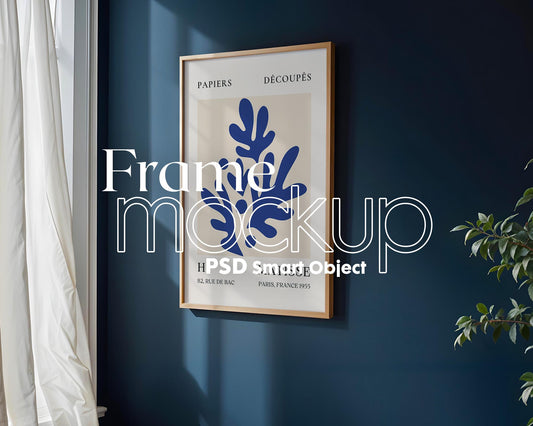 Frame Mockup Collection | DIN A Artwork Mockup Frames | Wall Art, Digital Prints, and Poster Shop Mockup