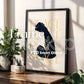 Blank Wooden Poster Frame Mockup, Minimalist Frame Mockup for Digital Download, Posters and Artwork Smart Object Instant Download