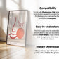 Interior Frame Mockup Collection | DIN A Artwork Mockup Frames | Interior Wall Art | Interior Poster Shop Mockup