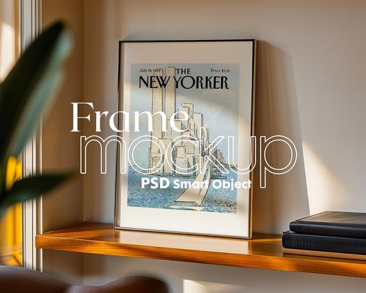 Interior Frame Mockup Collection | DIN A Artwork Mockup Frames | Interior Wall Art | Interior Poster Shop Mockup