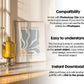 Interior Frame Mockup Collection | DIN A Artwork Mockup Frames | Interior Wall Art | Interior Poster Shop Mockup