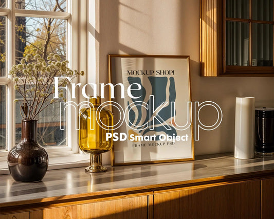 Interior Frame Mockup Collection | DIN A Artwork Mockup Frames | Interior Wall Art | Interior Poster Shop Mockup