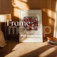 Interior Frame Mockup Collection | DIN A Artwork Mockup Frames | Interior Wall Art | Interior Poster Shop Mockup