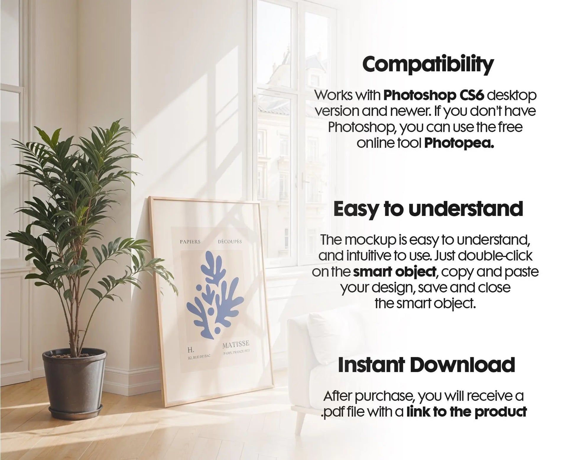 25 Scandinavian Frame Mockup PSD Bundle Set, Scandinavian interior Frame Mockup Bundle, Minimal Frame Mockups