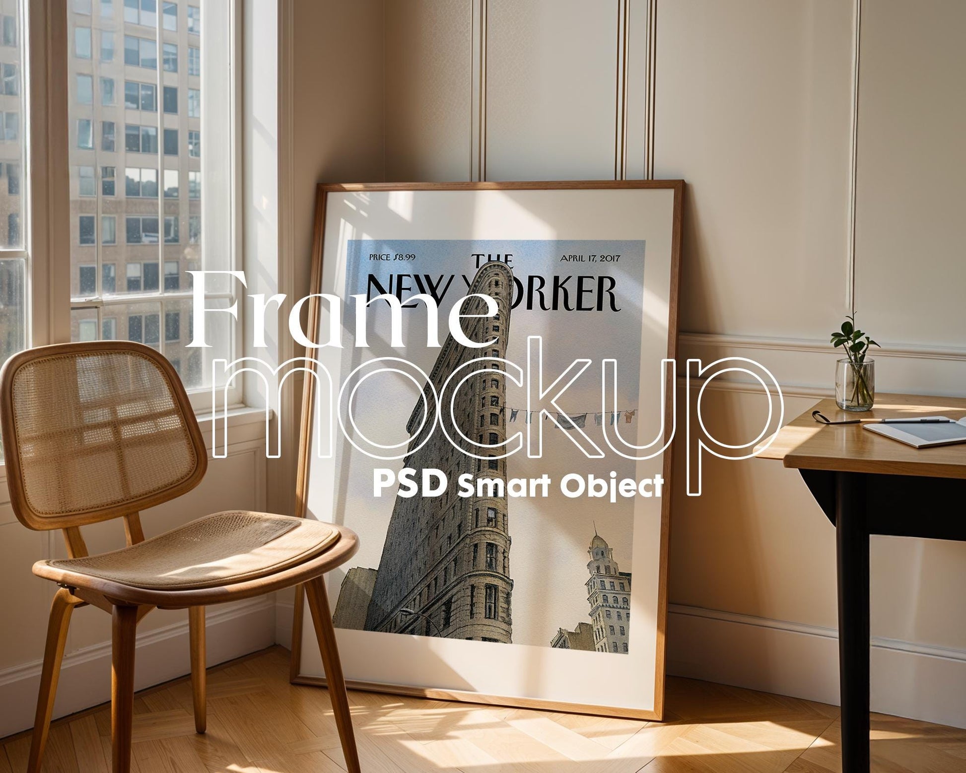 Frame Mockup in Home Interior | Frame Mockup Frames | Interior Wall Poster | Interior Poster Shop Mockup